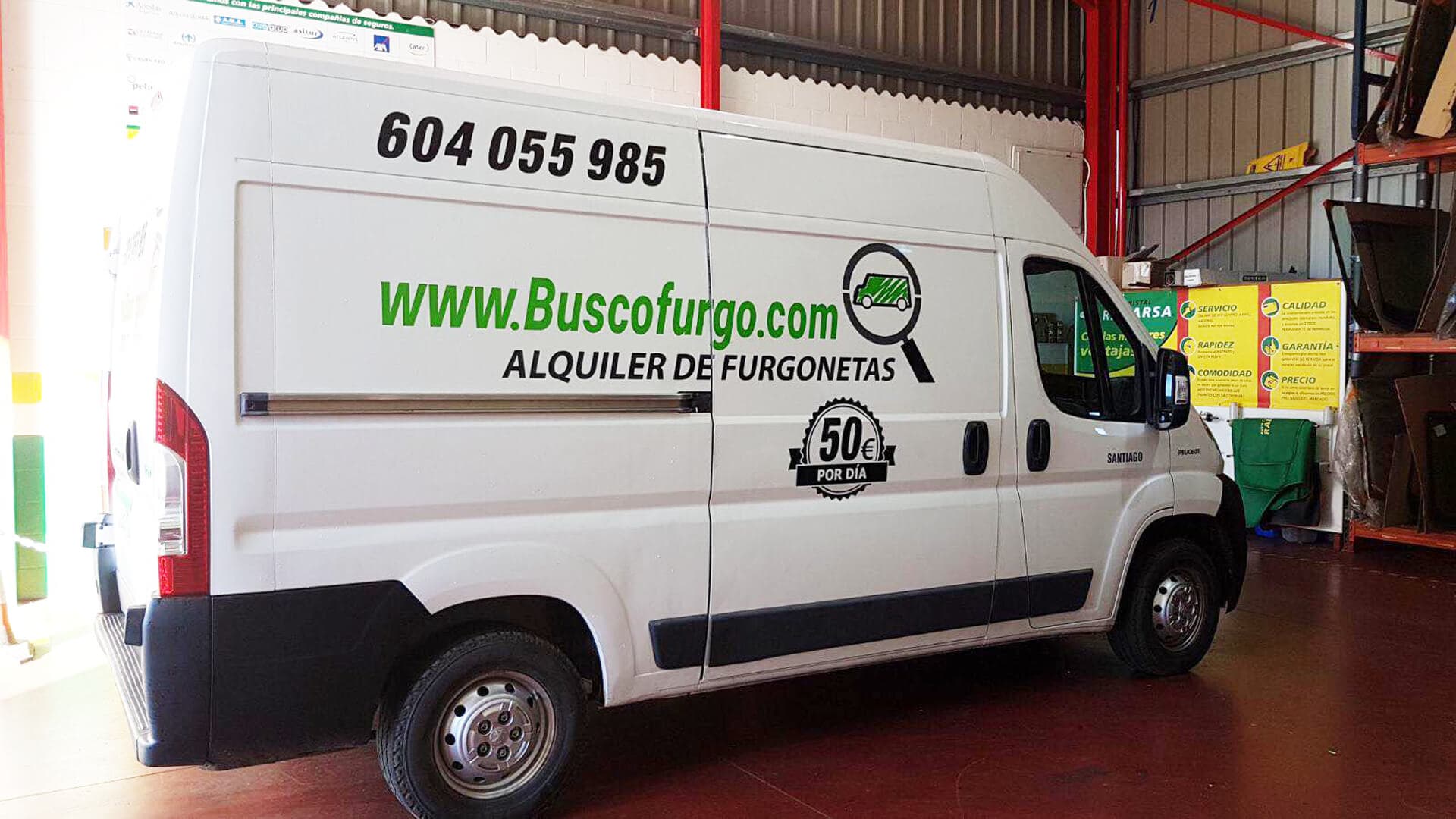 Alquiler de coches y fugonetas en Santiago - Busco Furgo